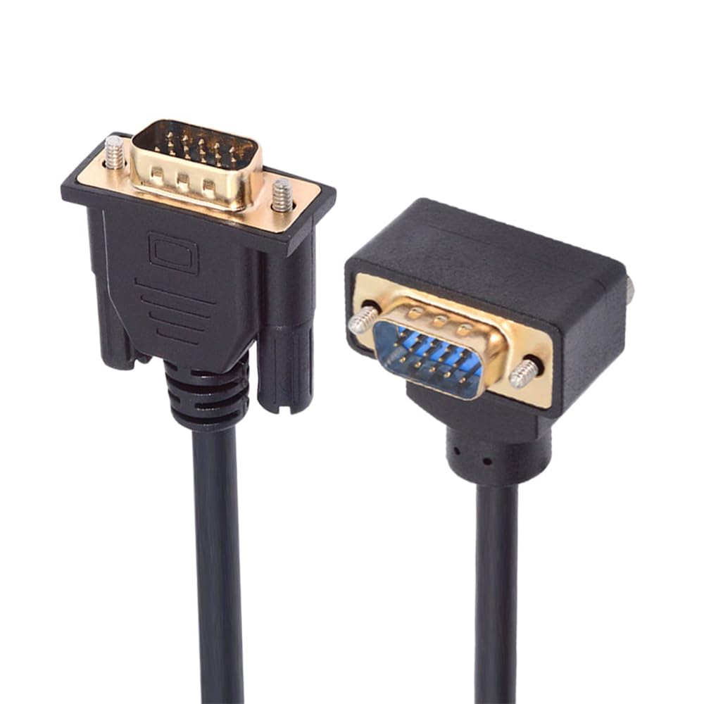Amazon.co.jp: NFHK 90度 下向きVGA RGBオス→ストレートオス延長